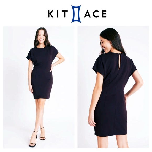 NWT Kit and Ace Serenity Holiday Dress in Black - Picture 1 of 7
